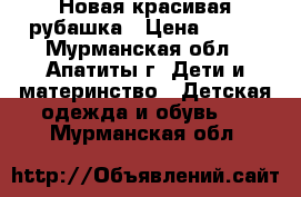 Новая красивая рубашка › Цена ­ 350 - Мурманская обл., Апатиты г. Дети и материнство » Детская одежда и обувь   . Мурманская обл.